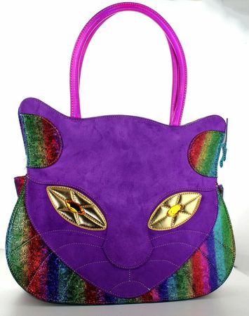 Irregular Choice New Bag Miaow Feline Purple Cat Ladies Handbag Womens RRP £99 | eBay