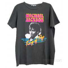 Michael Jackson King of Pop 30 year Wash Destroyed T