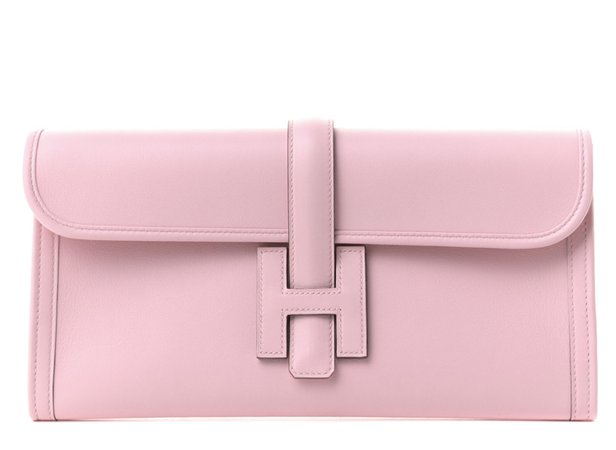 Hermès clutch pink