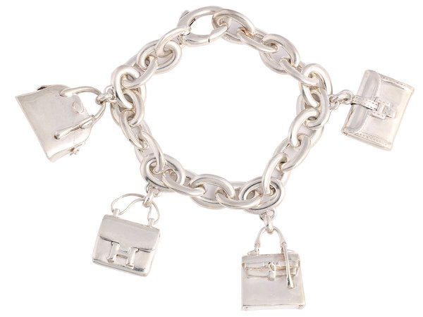 Hermes charm bracelet