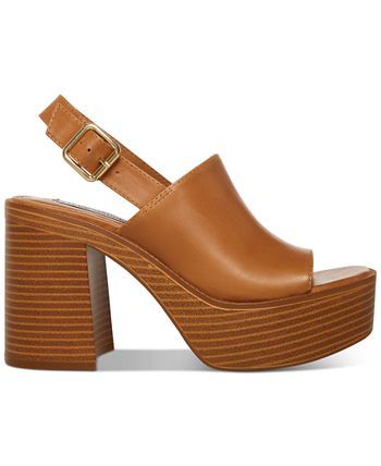 Steve Madden Women's Buffet Slingback Platform Sandals & Reviews - Sandals - Shoes - Macy's