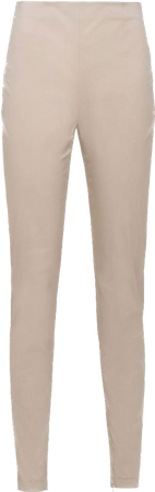 prada high-waist skinny-cut trousers