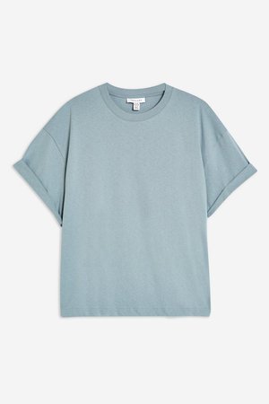 Boxy Roll T-Shirt - T-Shirts - Clothing - Topshop USA