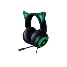 razer black and green kitty headphones