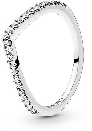 Shimmering Wishbone Ring