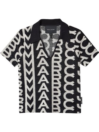 Marc Jacobs monogram-print Terry Polo Shirt - Farfetch