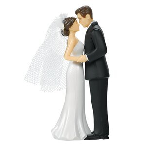 Amscan Bride and Groom Cake Topper Figurine | Wayfair