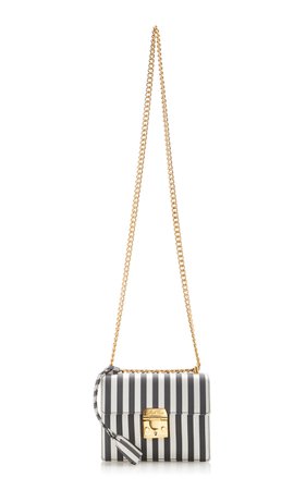 Night Striped Satin Crossbody Bag by Mark Cross | Moda Operandi