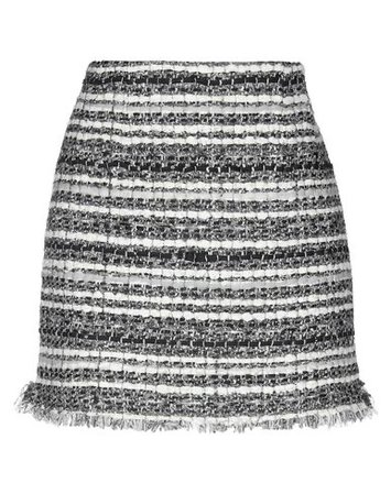 Thom Browne Banker Stripe Lace Ribbon Mini Skirt