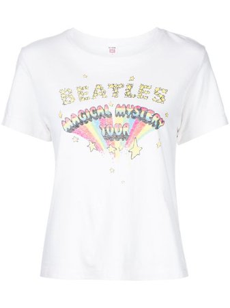 RE/DONE Beatles-print short-sleeve T-shirt