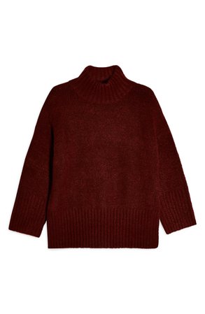Topshop Funnel Neck Sweater (Petite) | Nordstrom