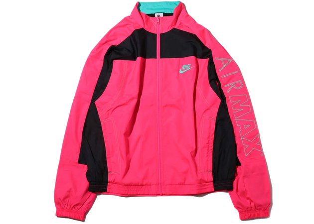 Nike x Atmos NRG Vintage Patchwork Track Jacket Pink/Black/Hyper Jade - SS19