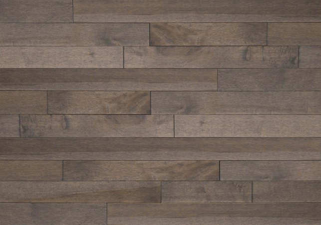 Smoky Grey, Essential, Hard Maple, Tradition - Lauzon Hardwood Flooring