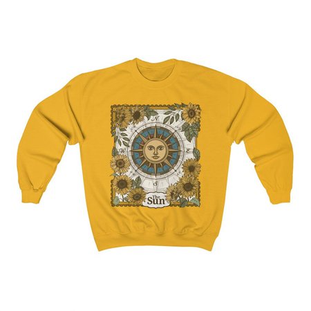 The Sun Crewneck Sweatshirt Sunflower Shirt Cottagecore | Etsy