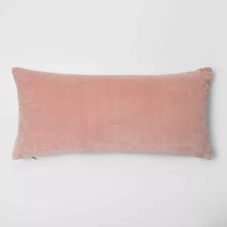 Velvet Exposed Zipper Throw Pillow - Project 62 : Target