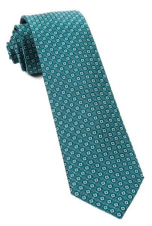 blue green tie