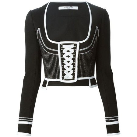 Givenchy cropped corset jacket
