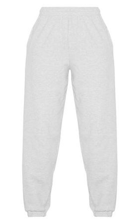 Ash Grey Casual Jogger | Trousers | PrettyLittleThing