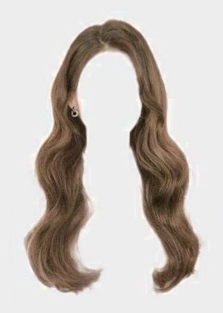 long brown hair wavy