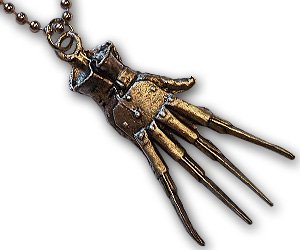 Freddy Krueger Glove Necklace Horror Fans '85