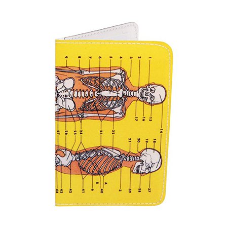 Anatomy of a Skeleton Business, Credit & ID Card Holder at Amazon Women’s Clothing store: Wallets