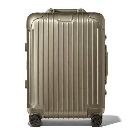 Original Cabin Aluminum Carry-On Suitcase | Titanium | RIMOWA