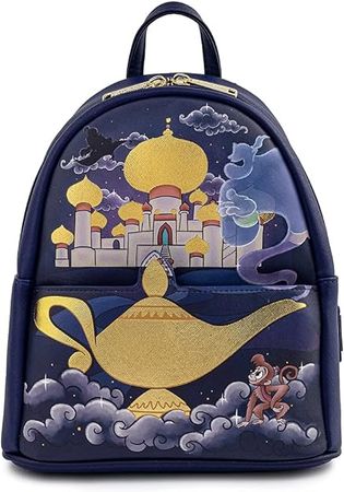 Amazon.com: Loungefly Disney Aladdin Jasmine Castle Womens Double Strap Shoulder Bag Purse