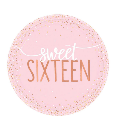 sweet sixteen plate
