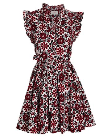 XíRENA Leana Floral Cotton Mini Dress | INTERMIX®
