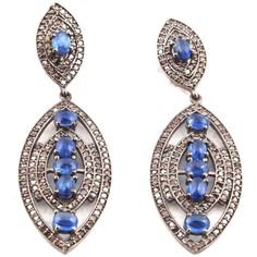 blue renaissance earrings