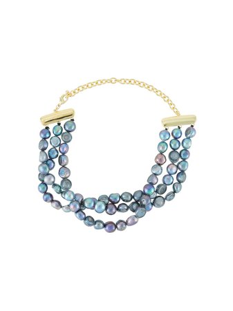Cult Gaia Nora pearl-embellished choker necklace