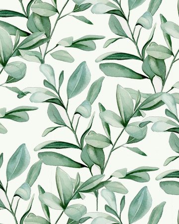 Watercolor Leaves Background