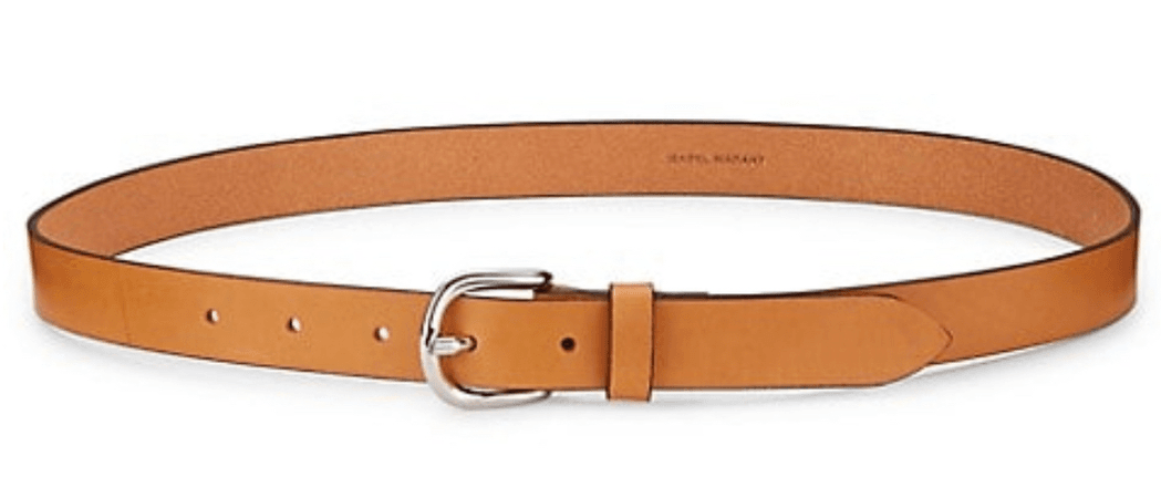 ISABEL MARANT Zap leather belt