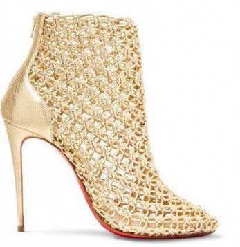 Gold Ankle Boots