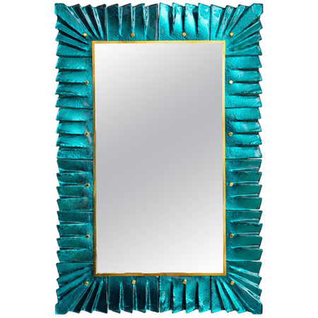 Aquamarine mirror