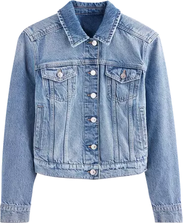 Rigid Denim Jacket - Mid Vintage | Boden UK