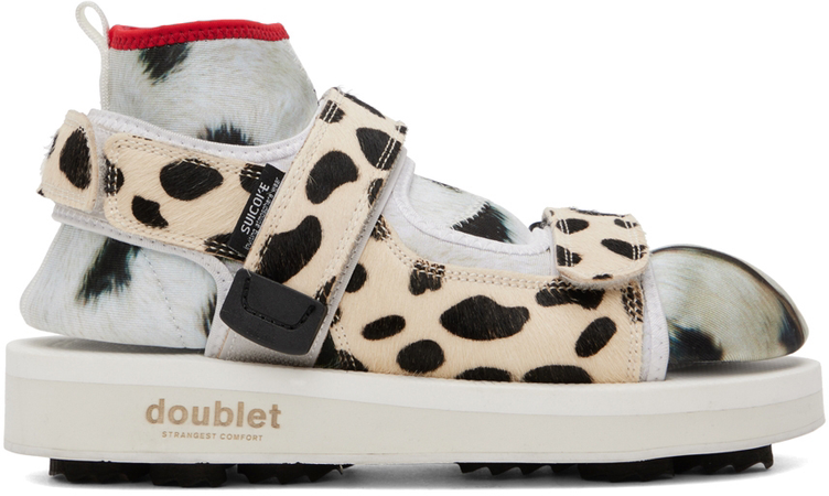 Doublet Off-White Suicoke Edition Animal Foot Layered Sandals