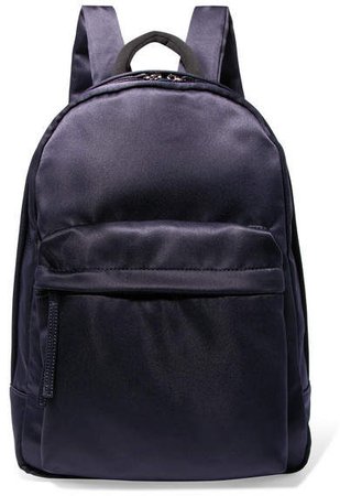 Satin Backpack - Navy