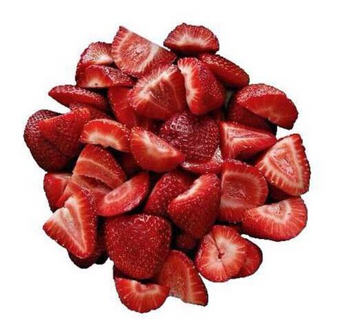Cut Up Strawberries