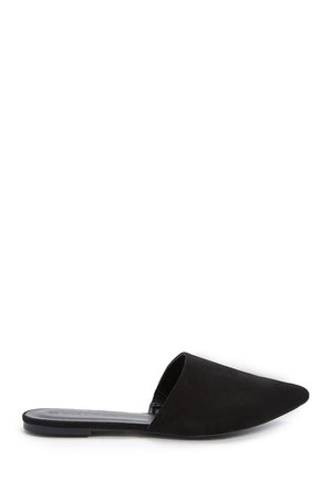 Faux Suede Flat Mules | Forever 21
