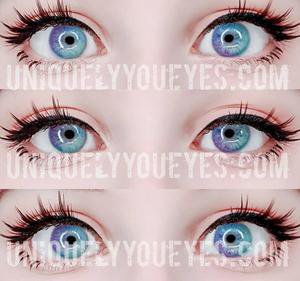 NEW ARRIVAL Rainbow NEON Blue COLORED CONTACTS – UNIQUELY-YOU-EYES