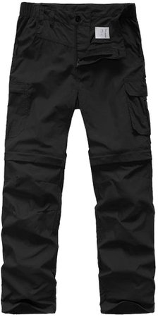 Amazon.com: Men's Outdoor Quick Dry Convertible Lightweight Hiking Fishing Zip Off Cargo Work Pants Trousers: Clothing