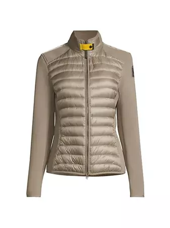 Shop Parajumpers Olivia Knit-Sleeve Jacket | Saks Fifth Avenue
