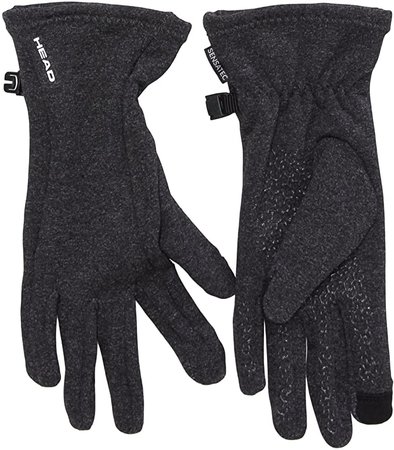 Amazon.com : HEAD women’s touchscreen running gloves (Heather grey, Large) : Clothing, Shoes & Jewelry