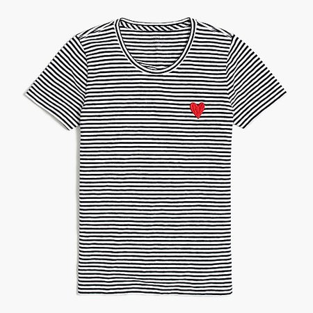 J.Crew Factory: Mini Hearts Graphic T-shirt