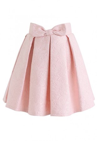 Sweet Your Heart Jacquard Skirt in Pink - NEW ARRIVALS - Retro, Indie and Unique Fashion