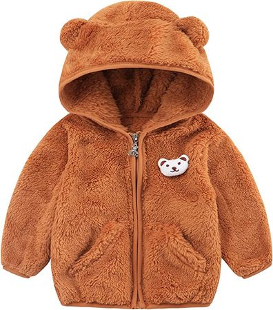Amazon.com: Baby Boy Fleece Jacket Girl Winer Clothes Coat Toddler Boy'S Clothing Sweater: Clothing, Shoes & Jewelry
