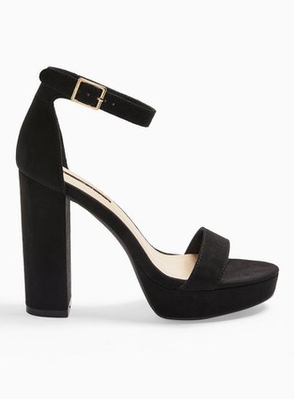 SIREN Black Platform Sandals | Miss Selfridge