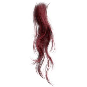 Strands Of Hair: Dark Red