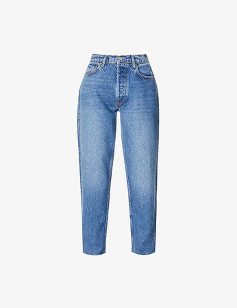 BOYISH - The Tommy straight-leg high-rise stretch-denim jeans | Selfridges.com